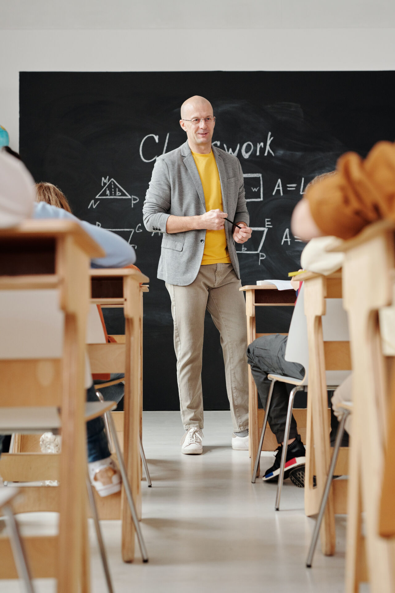 image of a teacher with a substance use disorder